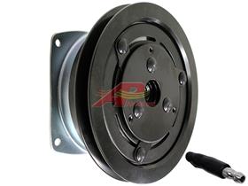 York 1 Groove, 6.25" Clutch, 1 Wire Male Bullet Coil 12V, 1/2" Belt, GL 2.90