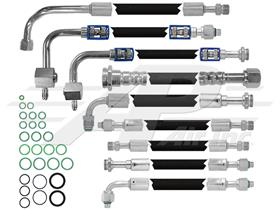 9 Piece All Rubber Replacement Hose Kit - John Deere