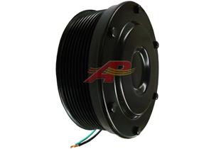New 10PA15C Clutch with 24 Volt Coil, 9 Groove with Dust Cover