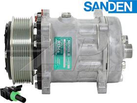 OE Sanden Compressor SD7H15HD - 119mm, 8 Groove HD Clutch