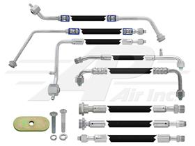 8 Piece All Rubber Complete Hose Kit - John Deere