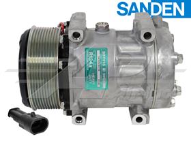 OE Sanden Compressor SD7H15 - 119mm, 10 Groove Clutch, 12 Volt