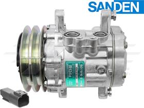OE Sanden Compressor SD7B10 - 115mm, 2 Groove Clutch 12V