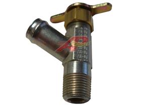 5/8" Hose Manual On/Off Heater Hose Valve With 3/8" Male Pipe Thread - 45°