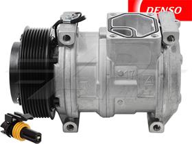 OE Denso Compressor 10PA17C - 125mm, 8 Groove Clutch, 12V