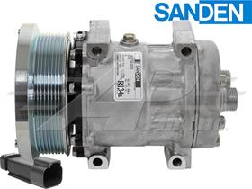 OE Sanden Compressor SD7H15HD - 133mm, 8 Groove Clutch 12V