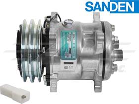 OE Sanden Compressor SD5H11 - 125mm, 2 Groove Clutch 12V