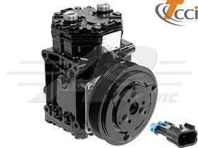 TCCI York Compressor and Clutch Kit with 6 Groove Clutch