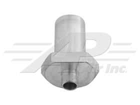 #6 Flex Pad Fitting - Block Off for Sealing Washer or O-Ring Style, .334" Pilot