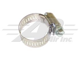 1/2" to 1 1/8" Hose Clamp, 1/2" Stainless