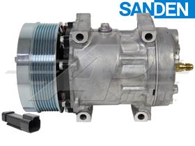 OE Sanden Compressor SD7H15 - 137mm, 8 Groove Clutch 12V