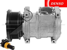 OE Denso Compressor 10PA17C - 125mm, 6 Groove Clutch, 12V