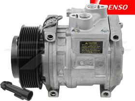 OE Denso Compressor 10PA15C - 124.5mm, 8 Groove Clutch, 12V with Manifold