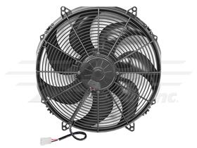 16" Condenser Fan Assembly, Puller, Curved Paddle Blade, High Performance