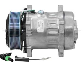 Alternative Compressor SD7H15, FLX7 - 119mm, 8 Groove Clutch 24V