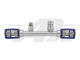 #8 Splicer Fitting, Quick Clip with M10 and R134 Ports