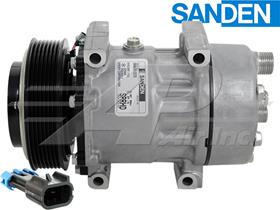 OE Sanden Compressor SD7H15HD - 126mm, 7 Groove Clutch 12V