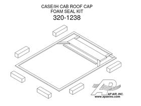 Case/IH Cab Roof Sealing Kit