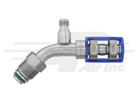 Quick Clip - # 10 45* Male O-Ring For # 10 Hose With 10mm Male Port