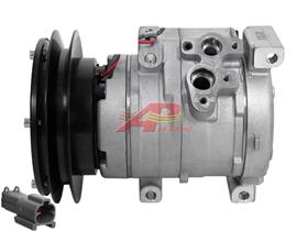 New Denso Aftermarket Version 10S15C Compressor With 1 Groove Clutch, 24V