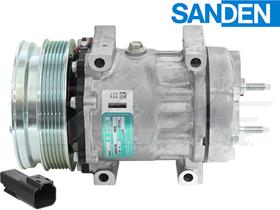 OE Sanden Compressor SD7H15HD - 133mm, 6 Groove Clutch 12V