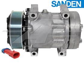OE Sanden Compressor SD7H15 - 118mm, 8 Groove Clutch 12V