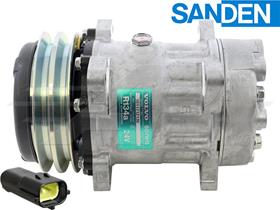 OE Sanden Compressor SD7H15 SHD - 132mm, 2 Groove Clutch, 24V