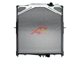 High Flow Plastic Tank/Aluminum Core Radiator with Frame, Pin Mount - Volvo