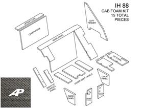 IH 88 Series Cab Kit - Black