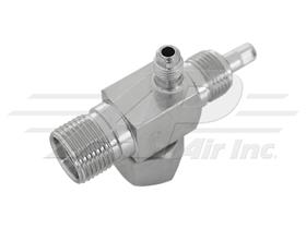 R12 # 10 O-Ring Backseat Valve With # 10 Male Insert O-Ring Thread