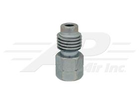 R12 to R1234yf Adapter, 1/4" Female Flare to 1/2" LH Acme