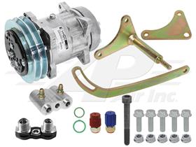 Nippondenso Ear Mount To Sanden Conversion Kit - JD 6620, 6622, 7720 Combines