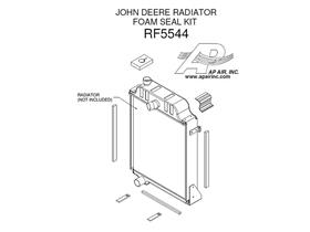 John Deere Radiator Foam Seal Kit