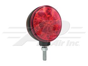 LED Orange/Red Flashing Light - 4.5" Round