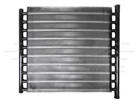 19 3/4" x 20" Double Pass Oil Cooler with 3/4" Female NPT