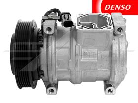 OE Denso Compressor 10PA17C - 130mm, 6 Groove Clutch, 12V