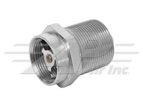 #12 Male Coupler Half with Valve