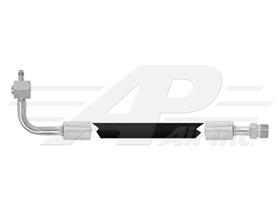 Compressor to Roof Hose, All Rubber - John Deere