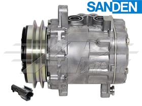 OE Sanden Compressor SD7B10 - 115mm, 1 Groove Clutch 12V