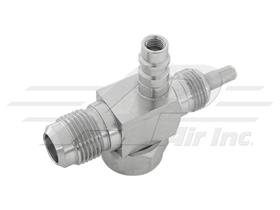 R134 Roto Lock Backseat Valve With # 10 Male Flare Thread