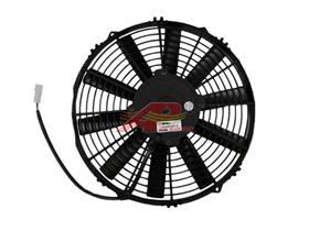 14" Condenser Fan Assembly, Pusher, Straight Blade, High Performance, 24 Volt
