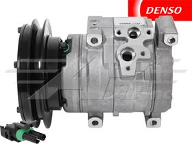 Original Denso Compressor 10S15C - 146mm, 1 Groove Clutch, 24V