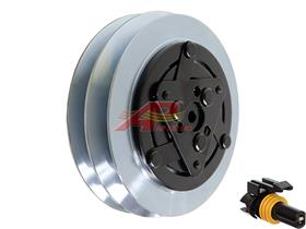 5.91" Stepped 2 Groove Clutch with 12 Volt Coil, SD7H15