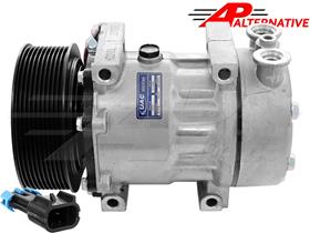 AP Series Compressor SD7H15 - 126mm, 10 Groove Clutch, 12V