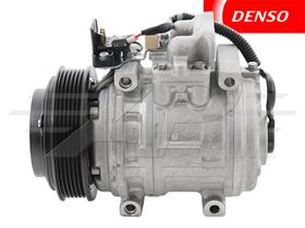 OE Denso Compressor 10PA15C - 121mm, 6 Groove Clutch, 12V