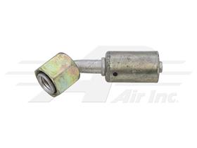 45° #8 Female Flare to #6 Standard Hose