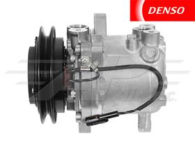 OE Denso Compressor SVO6E - 110mm, Single Groove Clutch, 12V