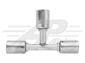 Beadlock T-Splicer for #10 Hose - Aluminum