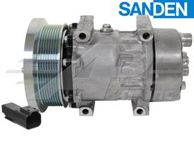 OE Sanden Compressor SD7H15 - 132mm, 8 Groove Clutch 12V