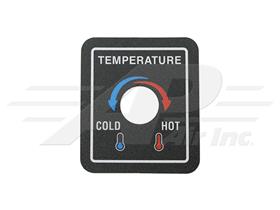 RD-3-8705-0P - Temperature Control Label